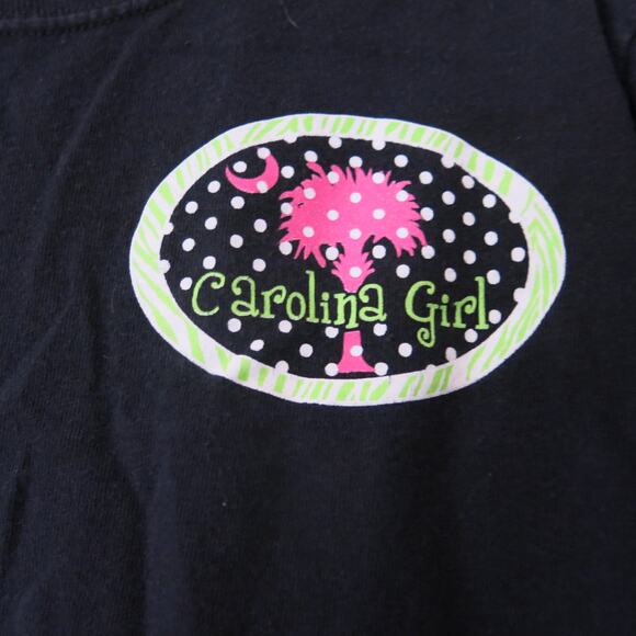 CAROLINA GIRL Long Sleeve Top Size S Youth Palmetto Tree Southern Pride School - Picture 2 of 5